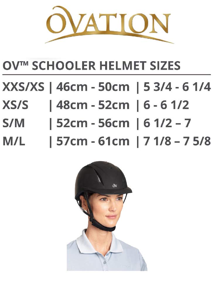 أوفيشن خوذة المدرسة الفاخرة من أوفيشن (أسود X-Small/Small) - Image 3